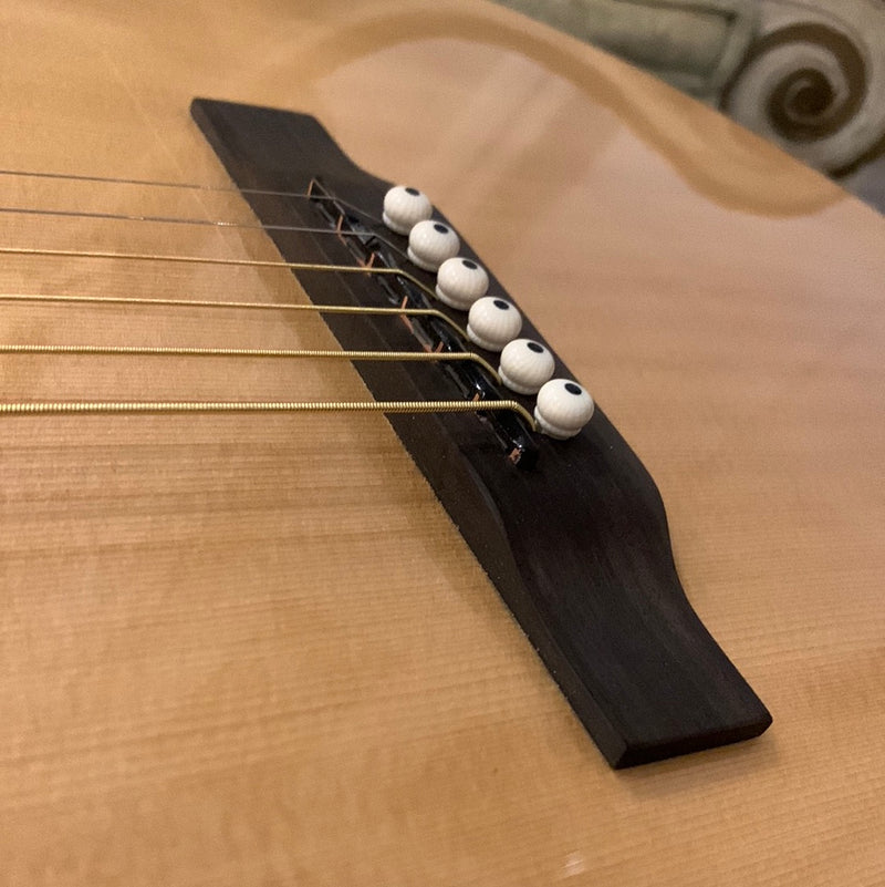 Denny Kopp Bellaneu Small Jumbo Acoustic Electric Guitar w/ Case - Spruce / Walnut