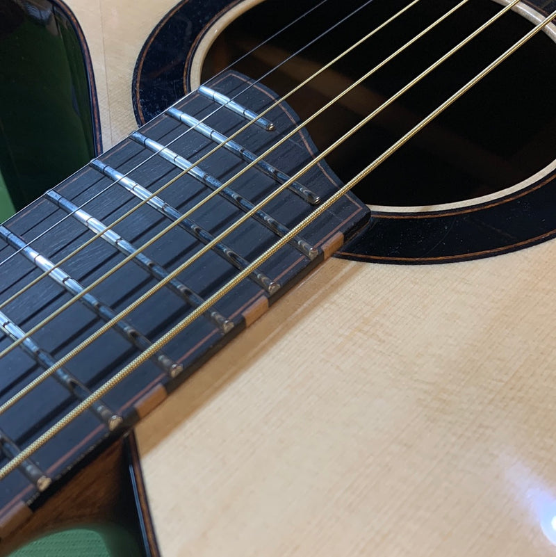 Denny Kopp Bellaneu Small Jumbo Acoustic Electric Guitar w/ Case - Spruce / Ziricote