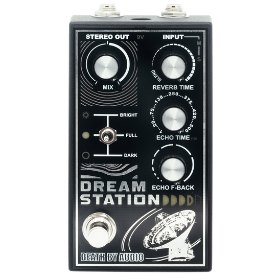stereo delay pedal Death by Audio Dream Station Stereo Reverb & Delay