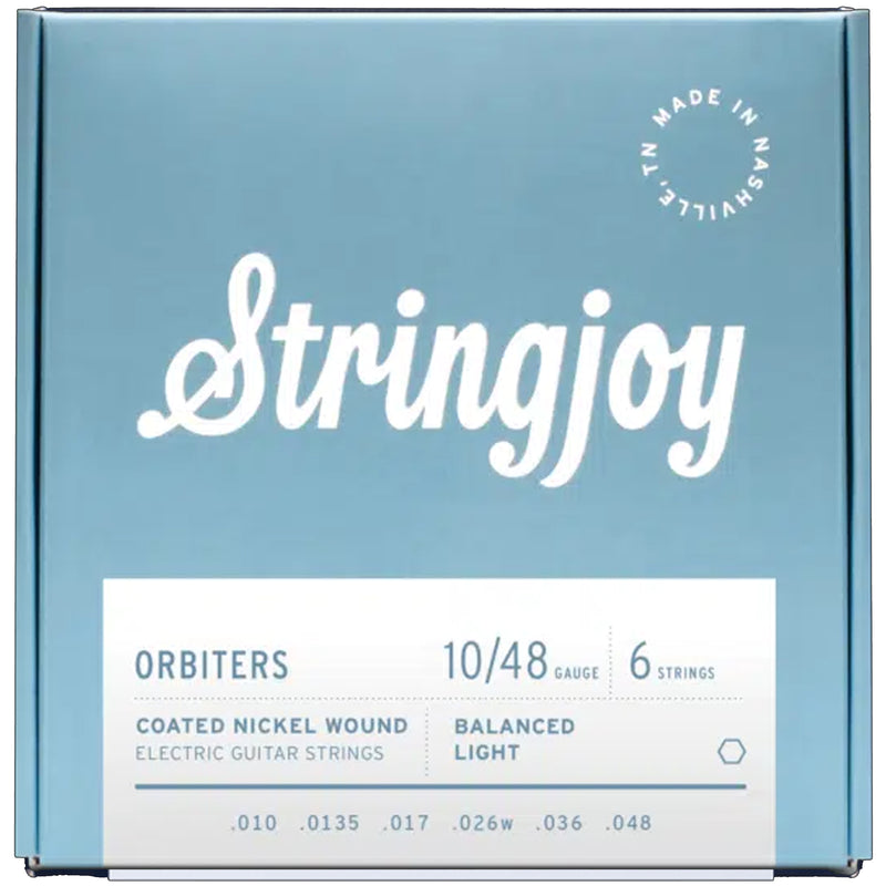 Stringjoy Orbiters Coated Electric Strings - Balanced Light (10-48)