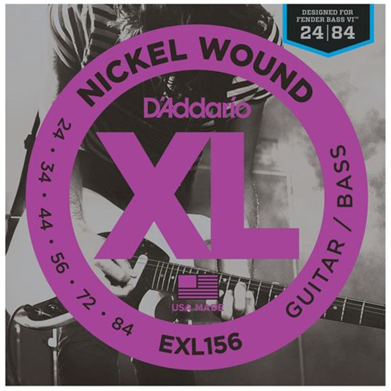 D'Addario EXL156 Nickel Wound Bass VI Guitar / Bass Strings