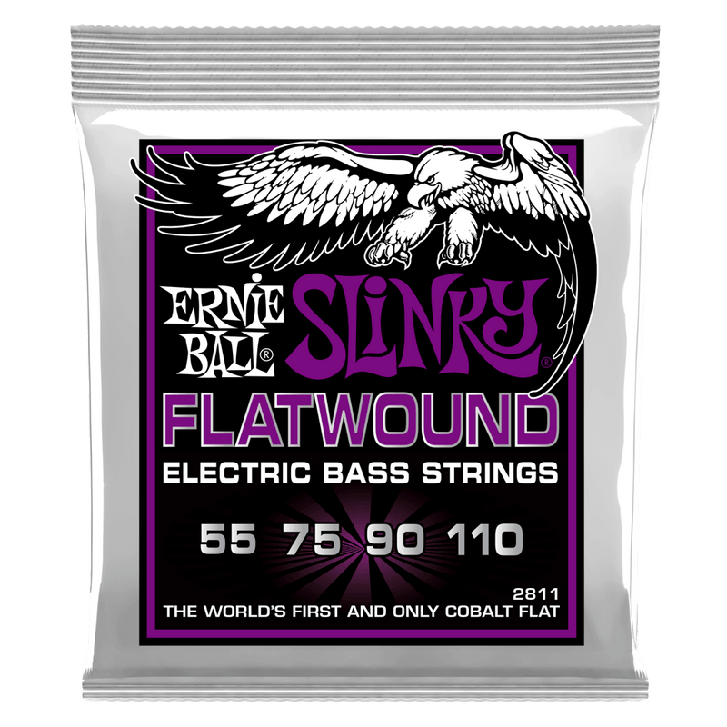 Ernie Ball Power Slinky Flatwound Cobalt Electric Bass Strings
