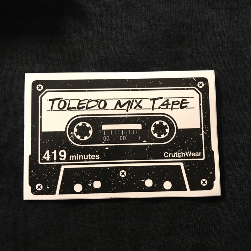 CrutchWear Mixtape Sticker