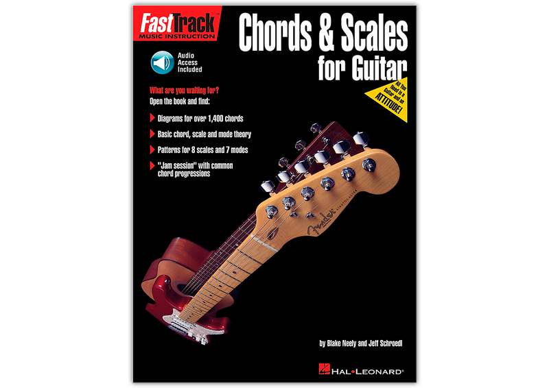 Hal Leonard Fast Track Chords & Scales for Guitar Book w/ Online Audio