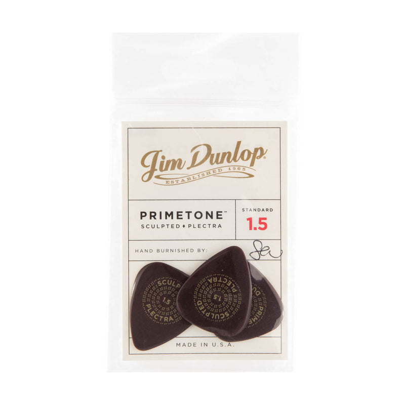Dunlop Primetone Standard Smooth Pick 1.5mm 3 Pack
