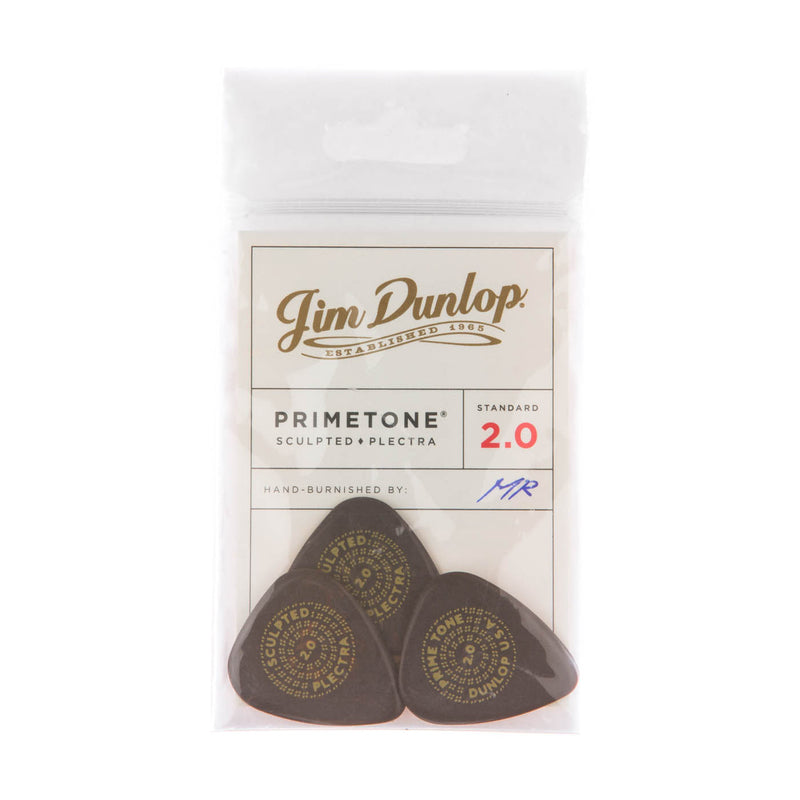Dunlop Primetone Standard Smooth Pick 2.0mm 3 Pack