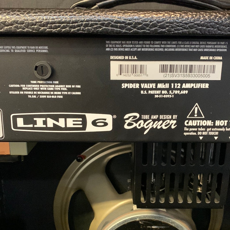 Used Line 6 Spider Valve MkII 40w 1x12 Tube Modeling Amp 110123