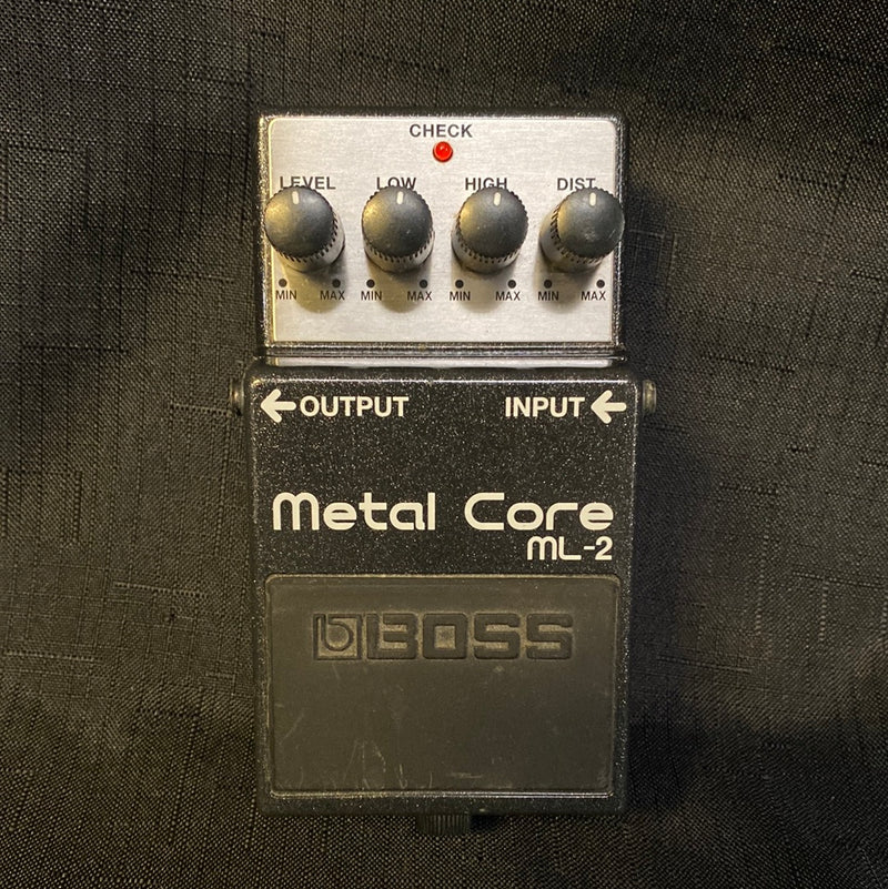 Used Boss ML-2 Metal Core Distortion Pedal 091723