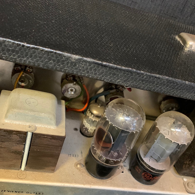 Vintage 1966 Silvertone 1484 Twin Twelve 60w Tube Head 083023