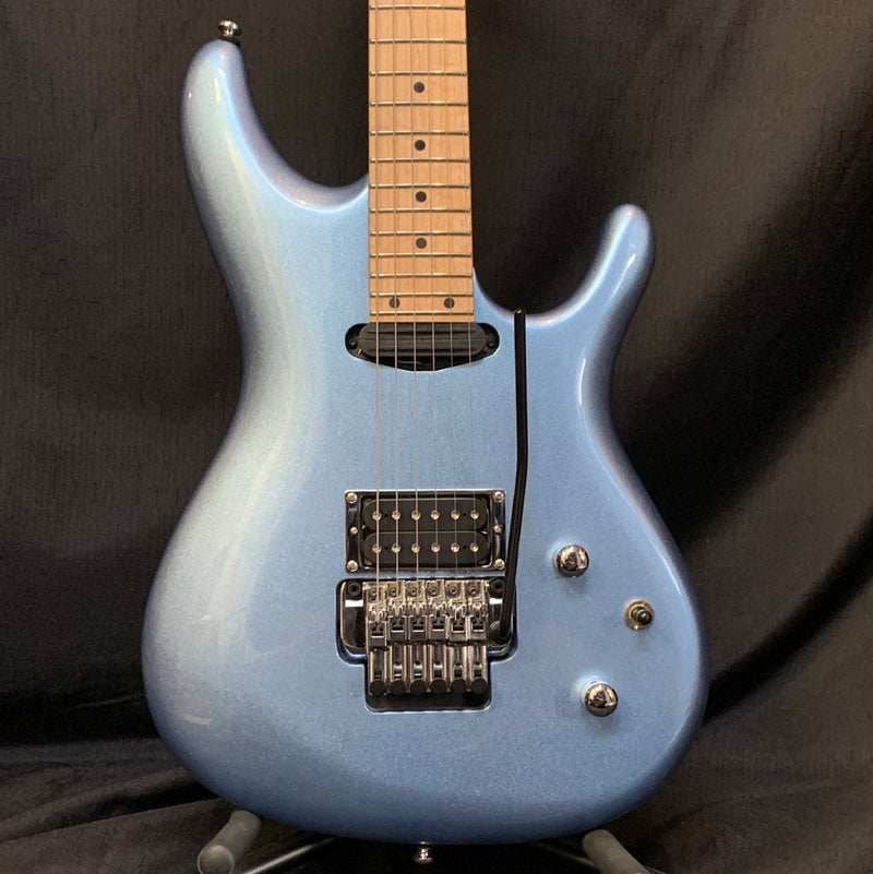 Used Ibanez JS140M-SDL Joe Satriani Signature Electric Guitar w/ Case - Soda Blue 082323