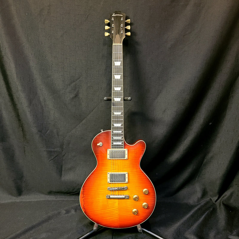 Eastman SB59/v-RB Antique Varnish Solid Body Electric Guitar w/ Case - Redburst