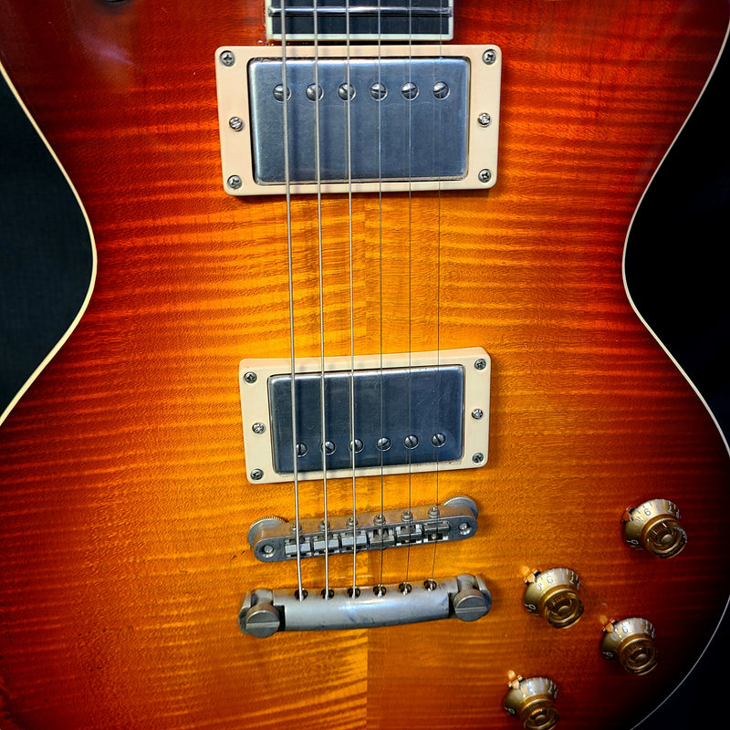 Eastman SB59/v-RB Antique Varnish Solid Body Electric Guitar w/ Case - Redburst