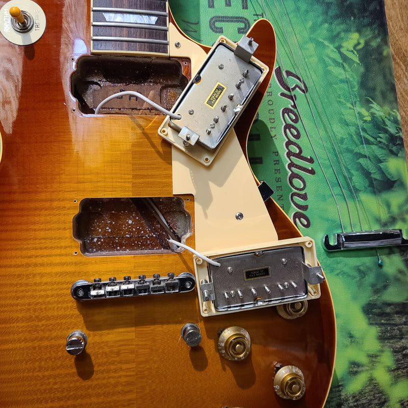 Vintage 1985 Tokai LS-60 Love Rock Electric Guitar w/ Case - Sunburst 080223