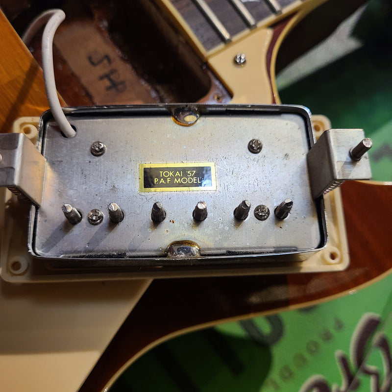 Vintage 1985 Tokai LS-60 Love Rock Electric Guitar w/ Case - Sunburst 080223