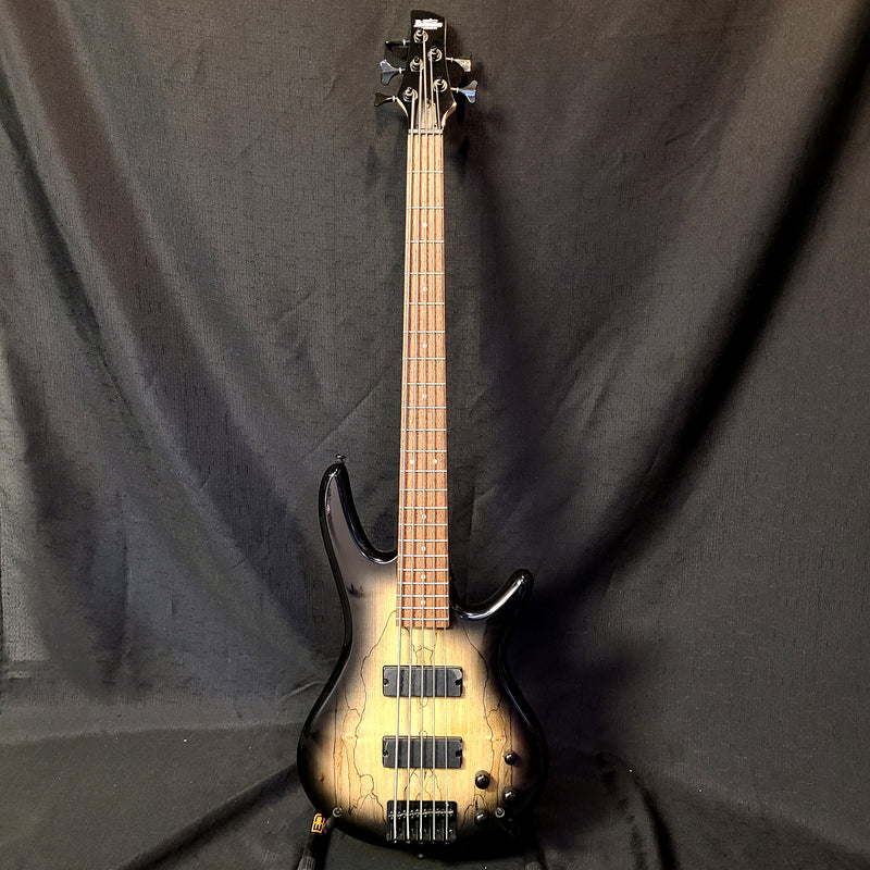 Ibanez GSR205SM Spalted Maple 5-String Bass - Natural Gray Burst (NGT)