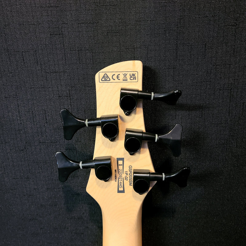 Ibanez GSR205SM Spalted Maple 5-String Bass - Natural Gray Burst (NGT)