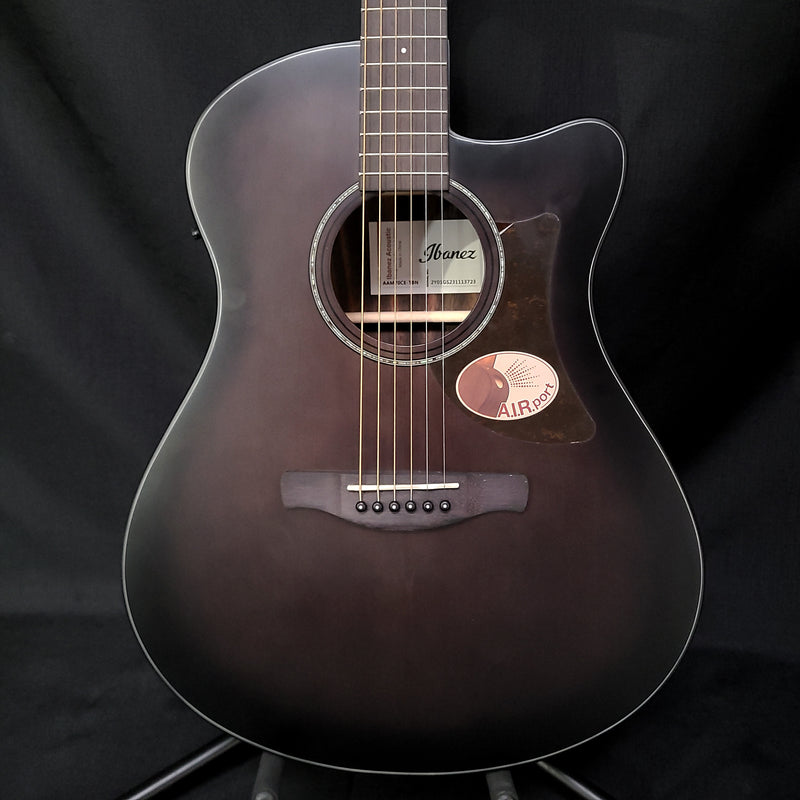 Ibanez AAM70CE Advanced Acoustic Electric Guitar - Trans Charcoal Burst
