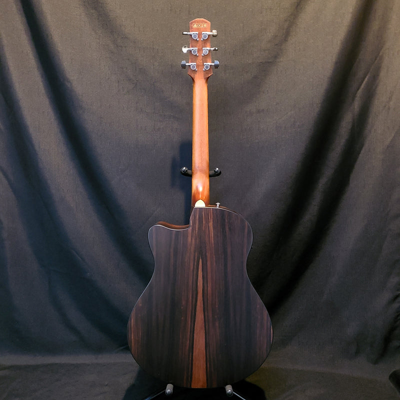 Ibanez AAM70CE Advanced Acoustic Electric Guitar - Trans Charcoal Burst