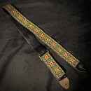 Vintage Ace Guitar Strap - Red Yellow and Blue 063026