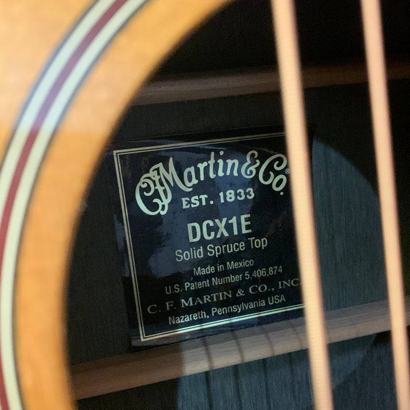 Used Martin DCX1E Acoustic Electric Guitar 091423