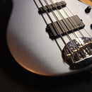 Used Lakland Skyline 55-02 Custom w/ Bag & Strap - Ice Blue Metallic