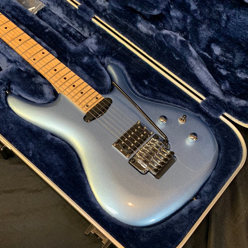Used Ibanez JS140M-SDL Joe Satriani Signature Electric Guitar w/ Case - Soda Blue 082323