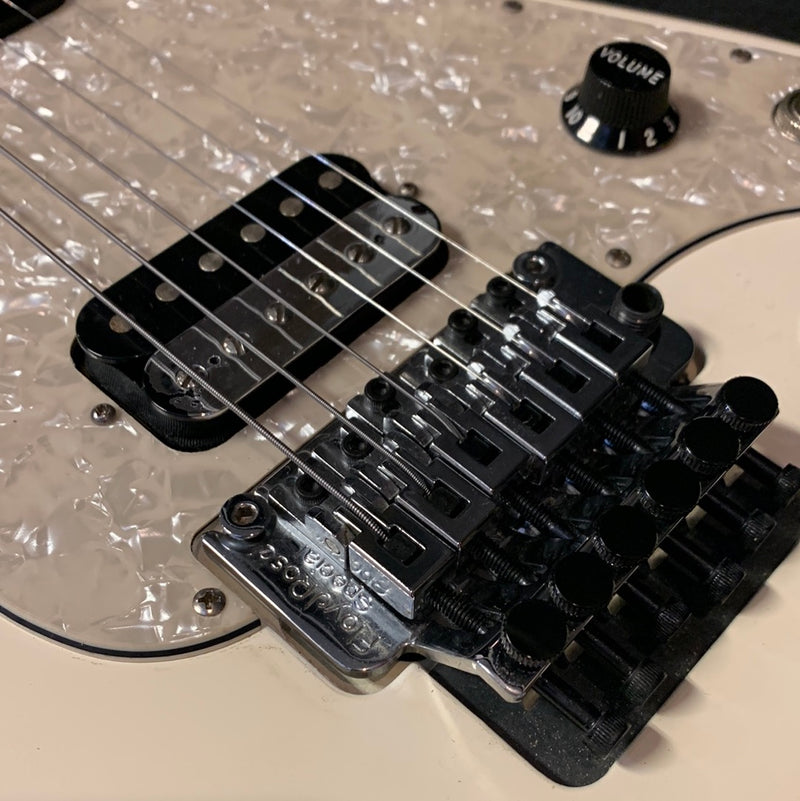 Used 2017 Fender Standard Stratocaster Floyd Rose HS (modified) - Olympic White 082323