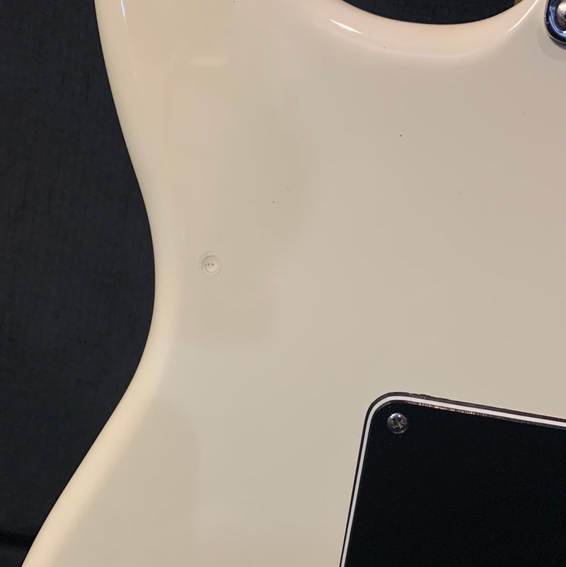 Used 2017 Fender Standard Stratocaster Floyd Rose HS (modified) - Olympic White 082323
