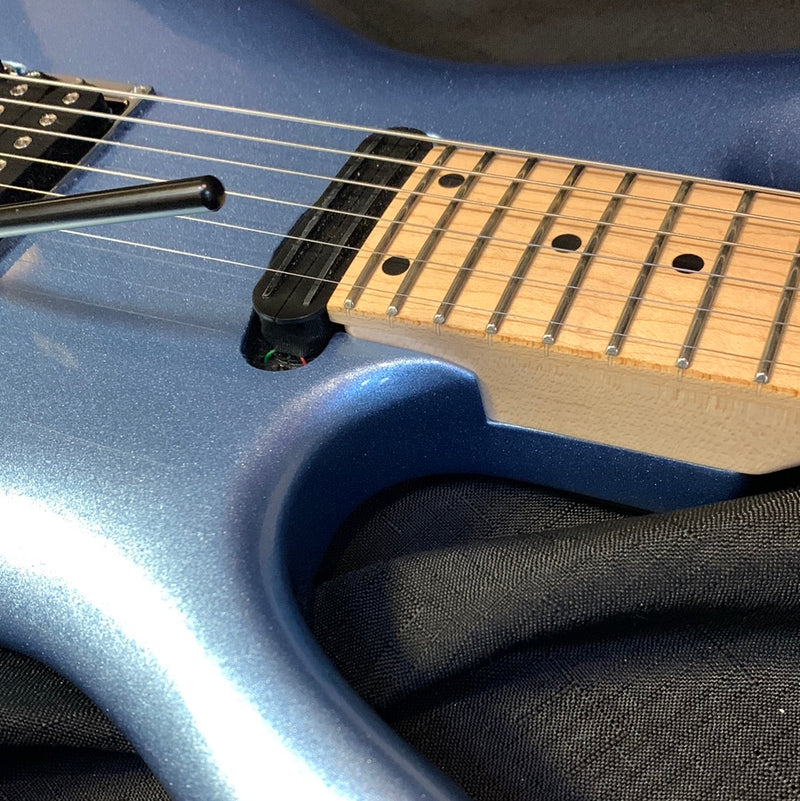 Used Ibanez JS140M-SDL Joe Satriani Signature Electric Guitar w/ Case - Soda Blue 082323