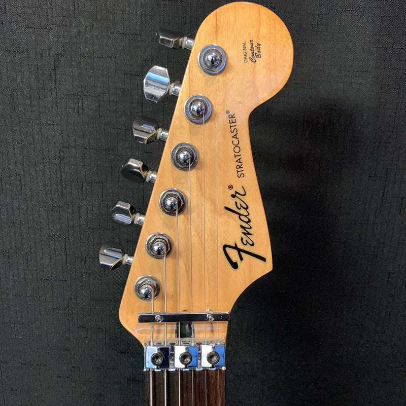 Used 2017 Fender Standard Stratocaster Floyd Rose HS (modified) - Olympic White 082323