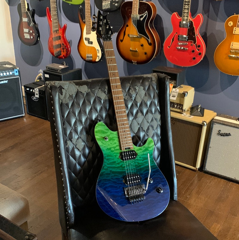 Used EVH Wolfgang Standard QM Electric Guitar w/ Bag - Tahiti Nights 082323