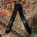 Silver Eagle Designs Pick-Pocket Leather Guitar Strap - Black
