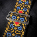 Vintage Ace Guitar Strap - Red Yellow and Blue 063026