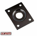 Allparts Rectangular Jackplate - Black