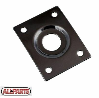 Allparts Rectangular Jackplate - Black