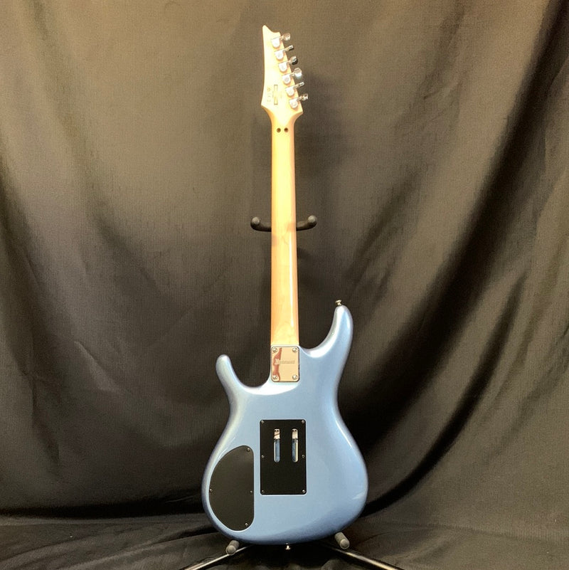 Used Ibanez JS140M-SDL Joe Satriani Signature Electric Guitar w/ Case - Soda Blue 082323