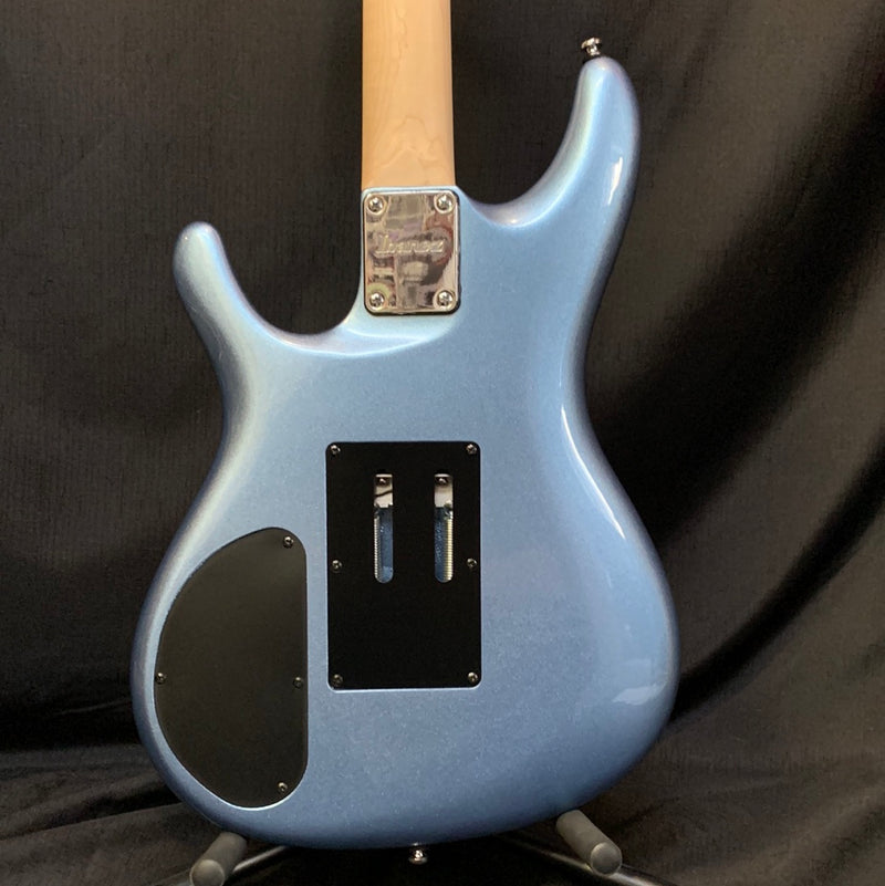 Used Ibanez JS140M-SDL Joe Satriani Signature Electric Guitar w/ Case - Soda Blue 082323