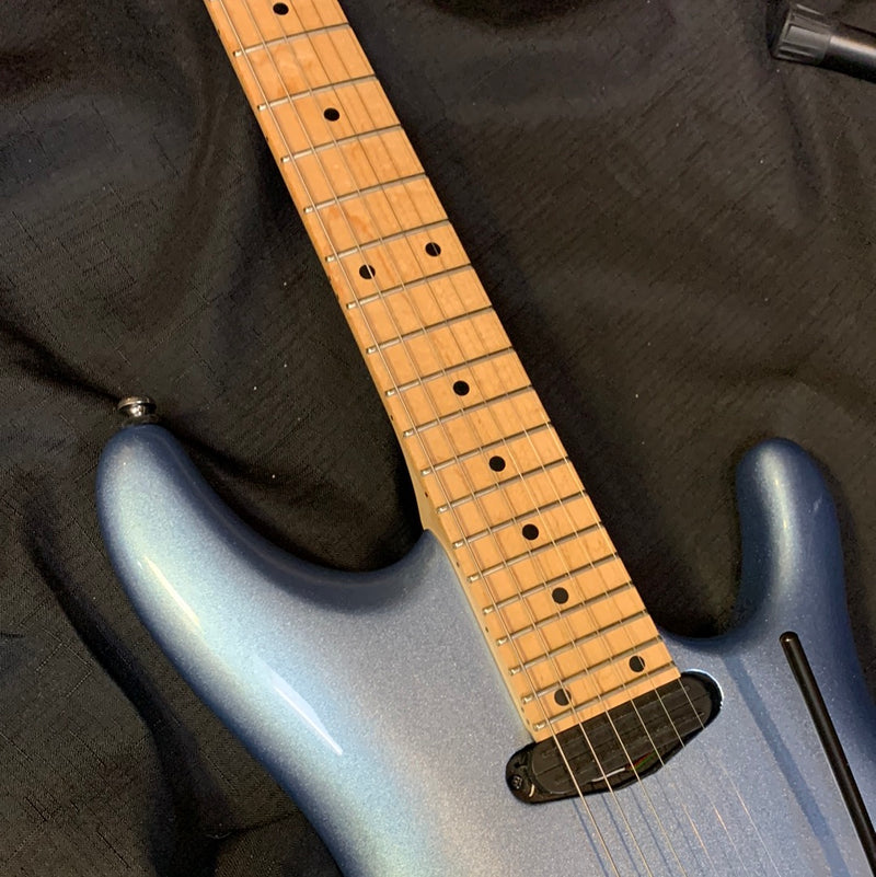 Used Ibanez JS140M-SDL Joe Satriani Signature Electric Guitar w/ Case - Soda Blue 082323
