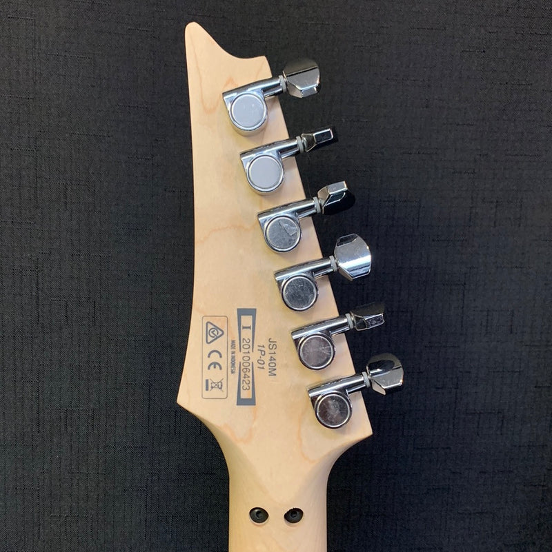 Used Ibanez JS140M-SDL Joe Satriani Signature Electric Guitar w/ Case - Soda Blue 082323