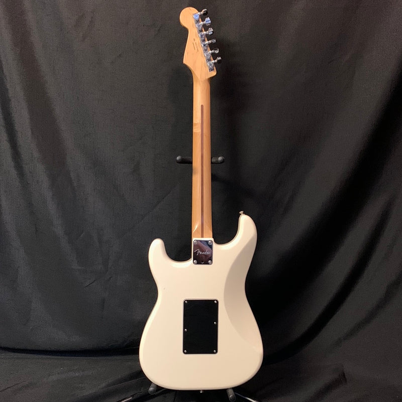 Used 2017 Fender Standard Stratocaster Floyd Rose HS (modified) - Olympic White 082323