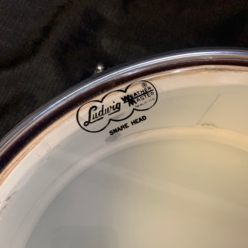 Vintage 1964 Ludwig No. 491 Pioneer 5x14 6-Lug Snare Drum w/ Case - Red Sparkle 092523