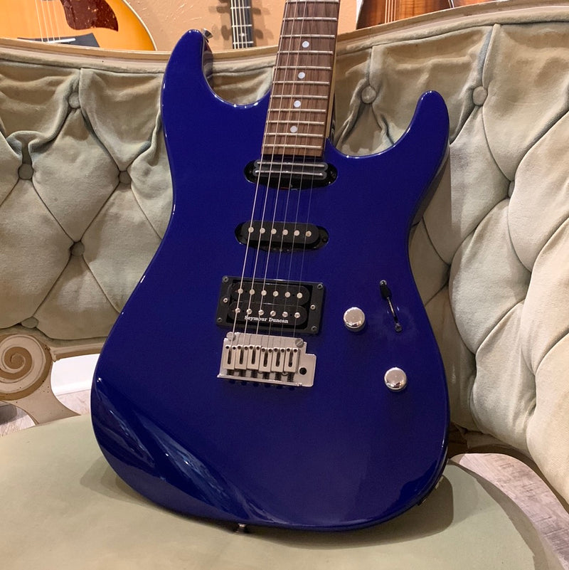 Used Squier Stagemaster HSS Electric Guitar - Blue 082323