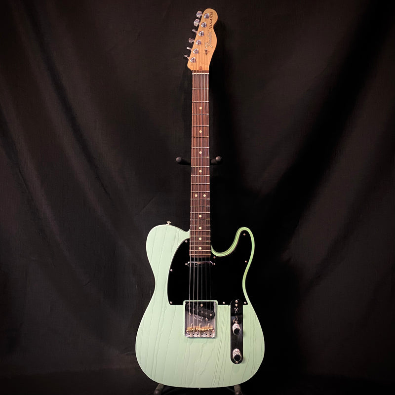 Used Fender American Performer Sandblasted Telecaster - Surf Green 011224