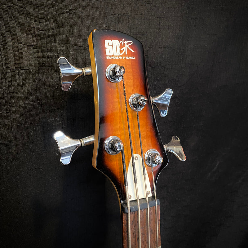 Used Ibanez SRP400 Electric Bass w/ Case - Sunburst 073023