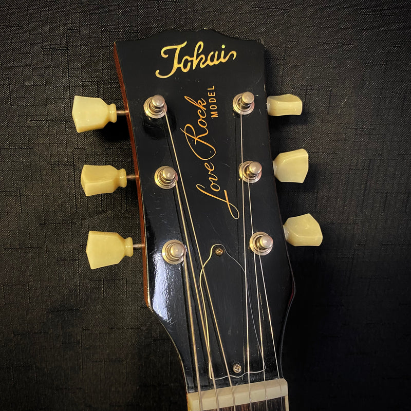 Vintage 1985 Tokai LS-60 Love Rock Electric Guitar w/ Case - Sunburst 080223