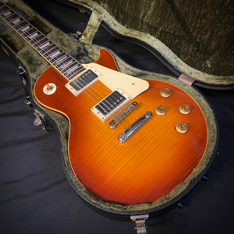 Vintage 1985 Tokai LS-60 Love Rock Electric Guitar w/ Case - Sunburst 080223