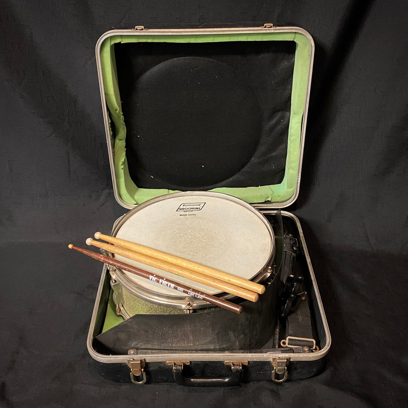 Vintage 1964 Ludwig No. 491 Pioneer 5x14 6-Lug Snare Drum w/ Case - Silver Sparkle 110723