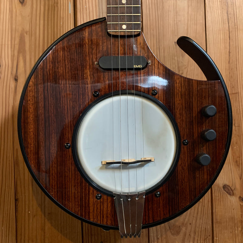 Used Nechille Meteor Electric Banjo w/ Case - Rosewood