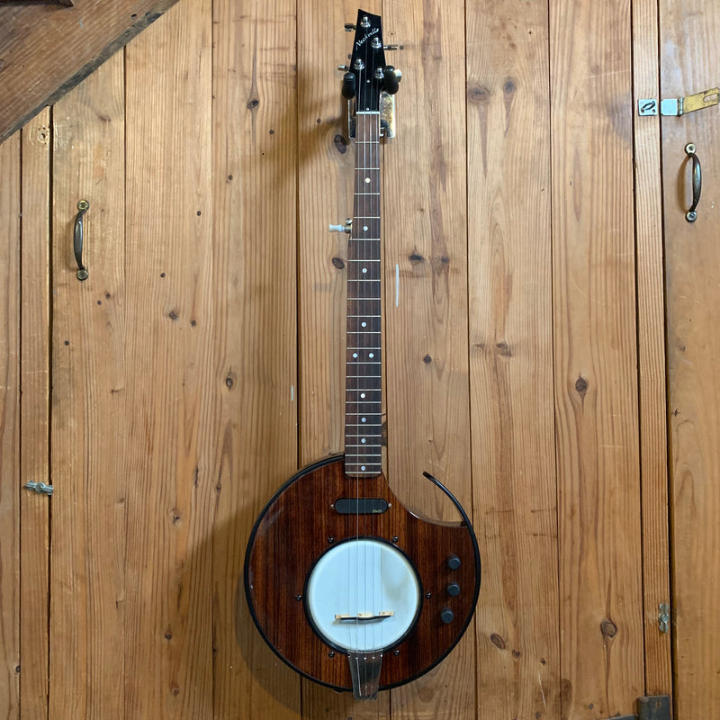 Used Nechille Meteor Electric Banjo w/ Case - Rosewood