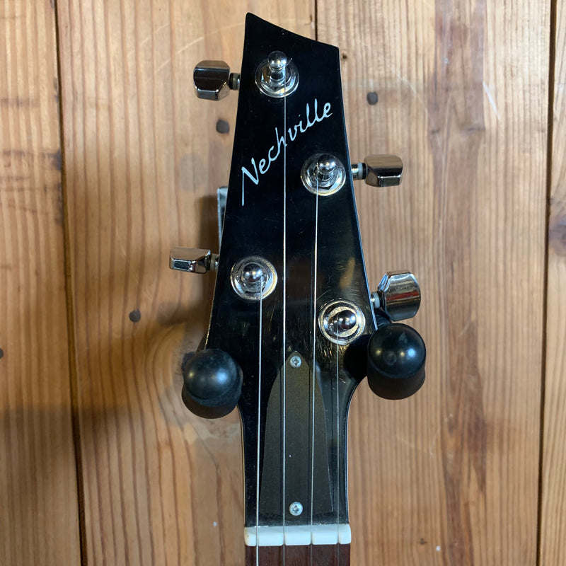 Used Nechille Meteor Electric Banjo w/ Case - Rosewood